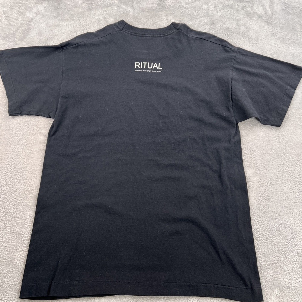 Vtg 90's Isle of MTV Ritual T Shirt L Black Men Screen Stars Promo Single Stitch - Picture 10 of 12